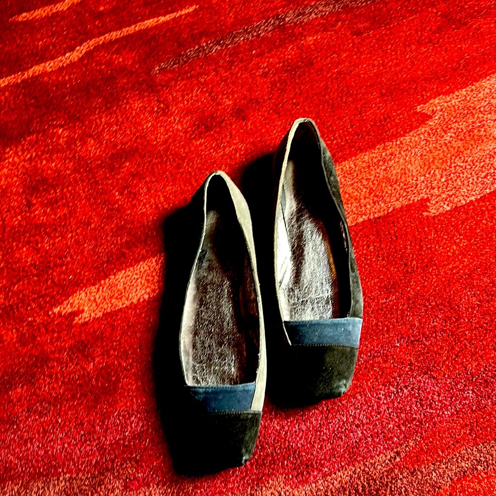Simply Vera Suede Flats.  Used but in good shape.